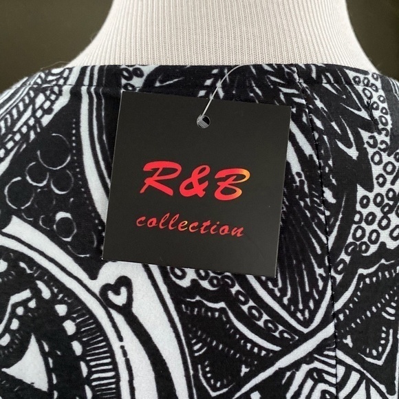 R & B Collection‎ Abstract Pullover Dress Sz.3X NWT - Picture 9 of 12